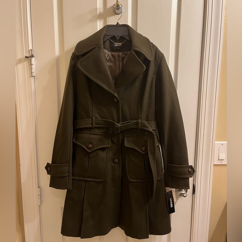 DKNY Wool Coat Size 4
